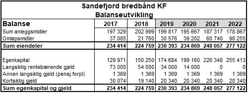 Budsjettskjema 2019-2022