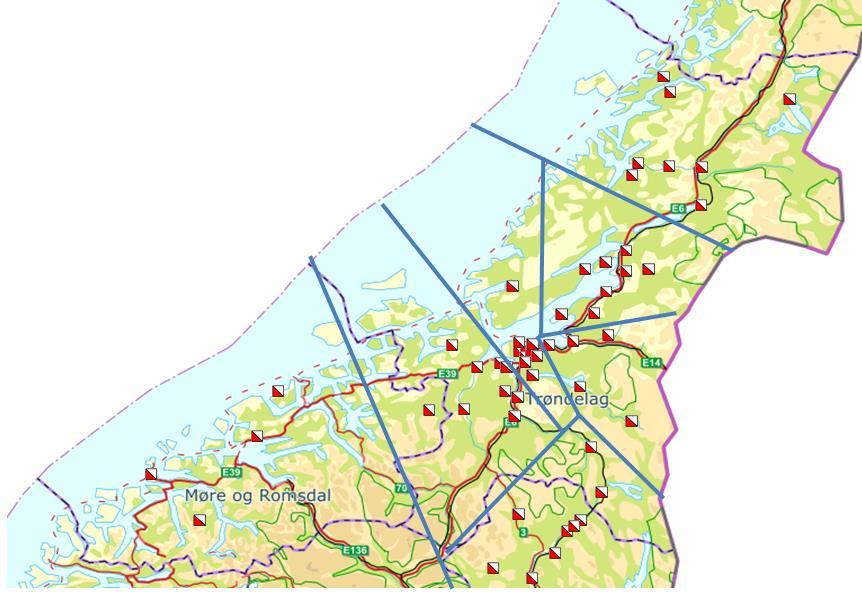 2.3 FORSLAG TIL SONEINNDELING Følgende soner etableres Namdal Innherred Trøndelag Midt