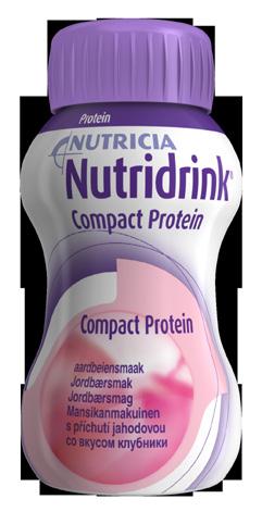 Almennir næringardrykkir Nutridrink Compact og Nutridrink Compact Fibre Nutridrink Compact (125 ml) er orkuþéttur næringardrykkur (2,4 /ml) með mjólkurkenndri áferð.