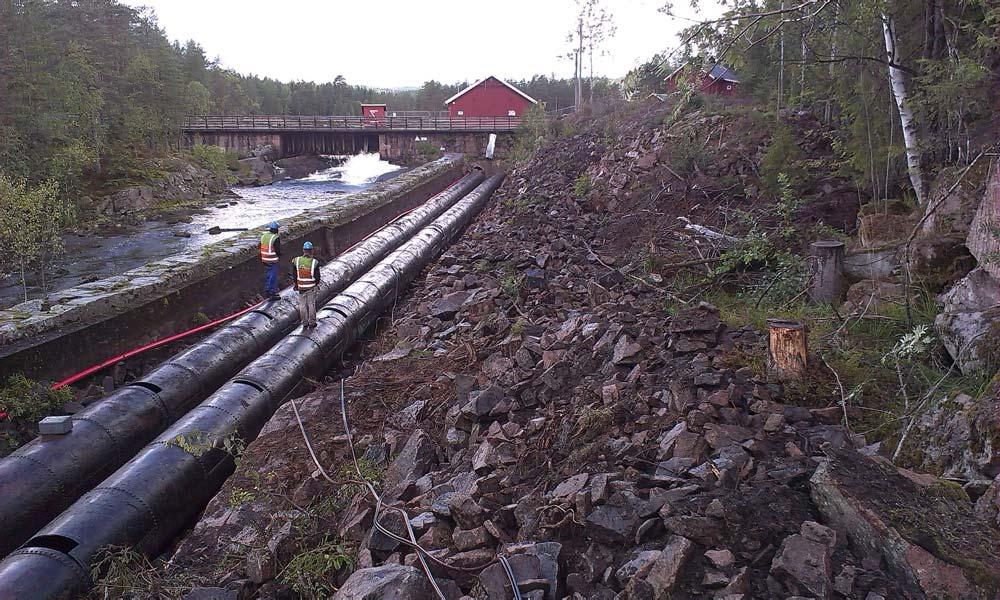 Ferdigstilte dokumentasjonsprosjekter 3.4.1 Hammeren kraftverk, Maridalen Oslo Dokumentasjonsrapport utarbeidet av E-CO Energi/Oslo Lysverker i 2014. Hammeren kraftverk ble satt i drift i 1900.