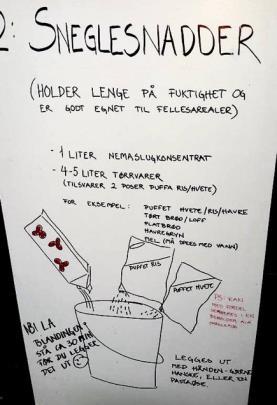 Sneglesnadder er åte, sneglepuben er drikkestasjon for brunsnegler, sneglejakt foregår med