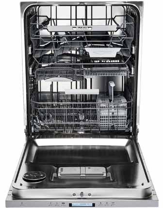 Innebygde, integrerte oppvaskmaskiner XXL DFI675GXXL 728684 Størrelse: XXL, 86 91 cm Helintegrert Kan klare montering av 70-80 cm høye møbelfronter* eller ASKOs møbelfronter Kapasitet/forbruk