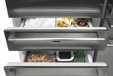 I ASKO Pro Series har hvert kjøle- og fryserområde sitt eget lukkede system med en kompressor og en fordamper, slik at fersk og frosset mat oppbevares på best mulig måte.