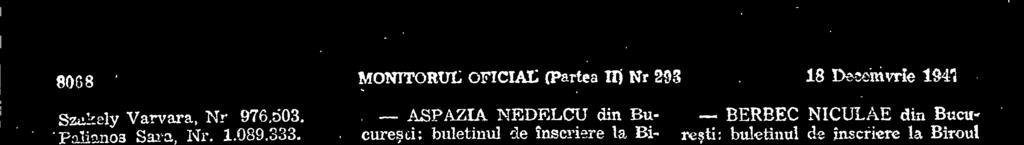 614115, - ABRAMOVICI IOSIF din Ducuresti: buletinul de Inscriere la Biroul populatiei Nr. 432 din 1939, eliberat de Circ, 11 politie.