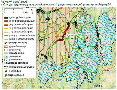 2.4.4 Utfordringer med «Forollhogna-aksen» (Vangrøftdalen Synnerdalen) «Forollhogna-aksen» - konsekvenser av økt ferdsel for verneverdier og lokal forståelse for vern Etter vern av Forollhogna