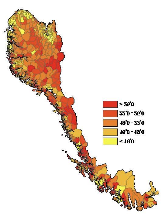 1.1.2 Alderssammensetning Det er store regionale variasjoner i aldringen i Norge (Rogne og Syse 2017). På nasjonalt nivå utgjorde innbyggere 65 år eller mer nesten 17 prosent av befolkningen i 2017.