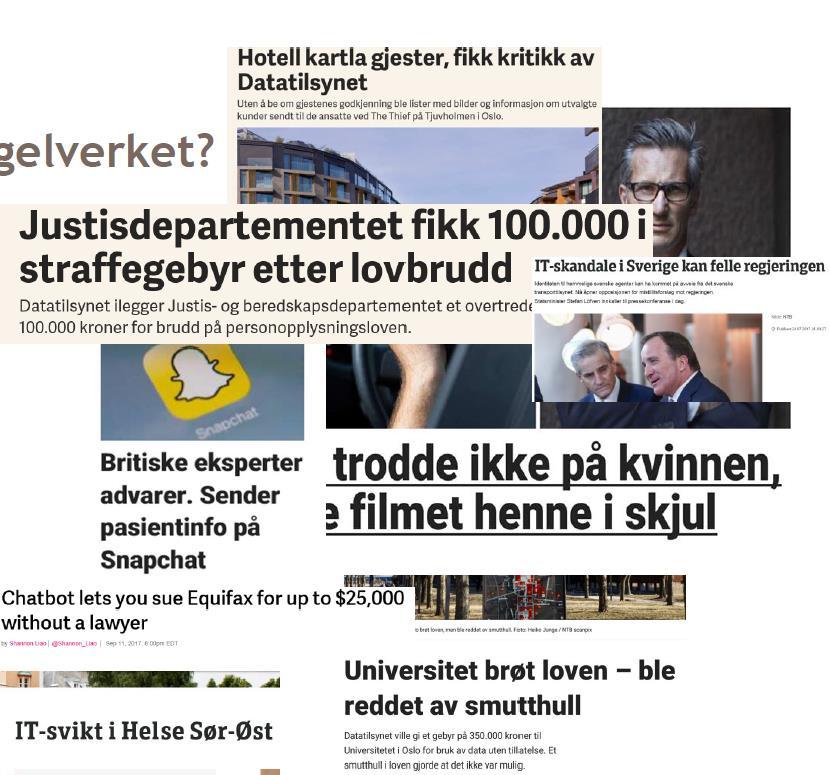 Informasjonssikkerhet Fake news, identitetstyverier, spektakulære