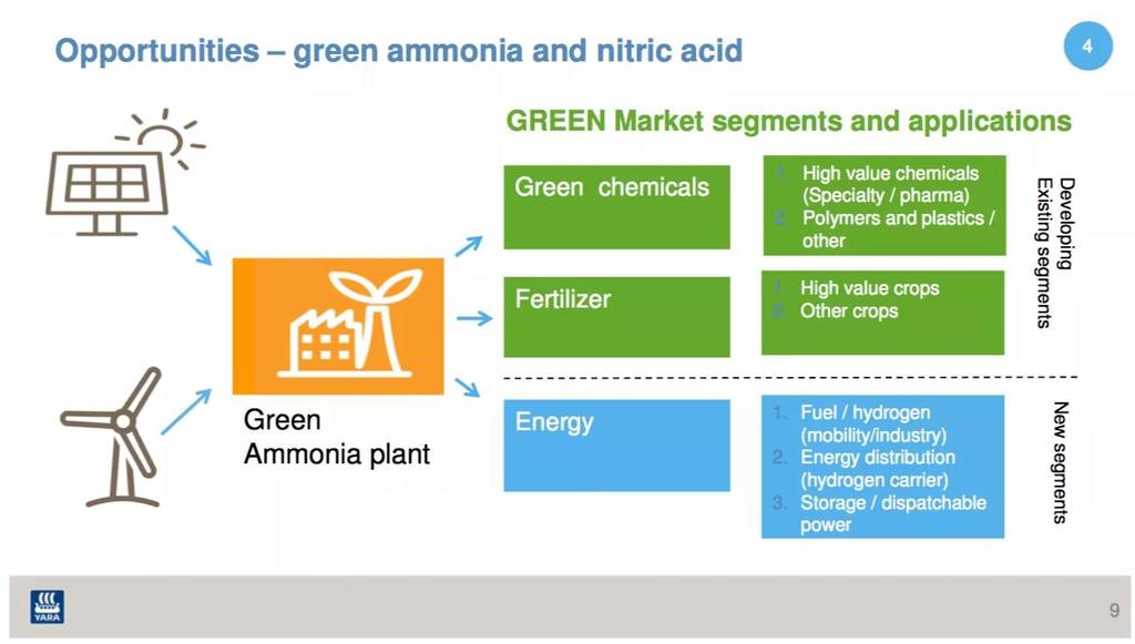 Yara: Green ammonia Opportunities