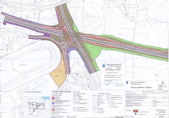 2000 Planområdet inngår i gjeldende reguleringsplaner R207i og R207p. Innenfor felt B1 kan det etableres kontor inntil T- BRA=1500m 2. 4.