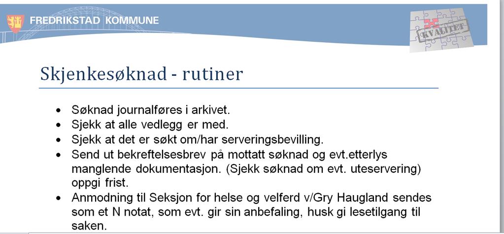 Rutiner FKAAS 16.