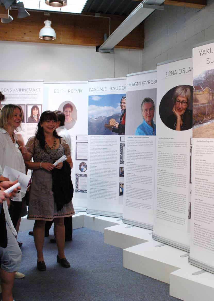 Sogn og Fjordane fylkeskommune årsrapport 2013 35 I 2013 var det 100 år sidan kvinner fekk stemmerett i Noreg.