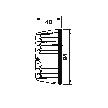 Kabelgjennomføring gummi 12/24V glødepære IP54 1 098