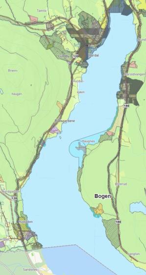 Kommuneplan Hurdal kommune, utredninger 13 Tema: Friluftsliv Området arealinnspillet er del av er kartlagt og verdsatt som svært viktig friluftsområde.