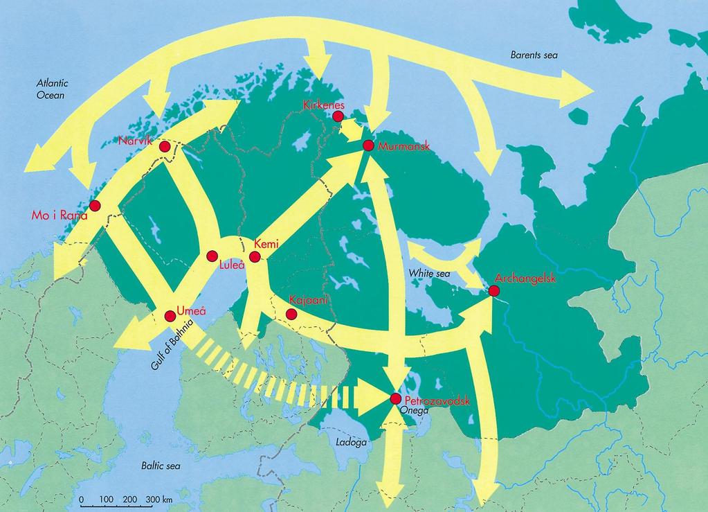 Barentsregionen Transport analysis for the Barents region