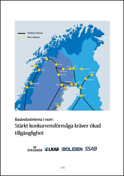 Basindustrierna i norr Narvik havn som et supplement til