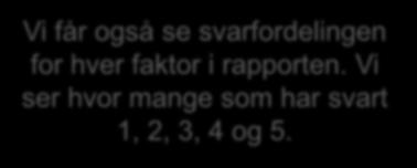 faktor i rapporten.