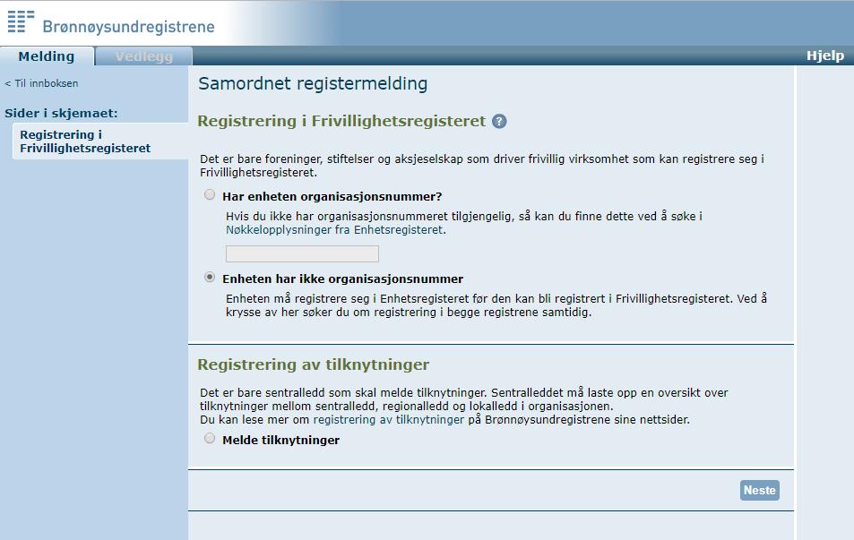 Guide til registrering av speidergruppen i Brønnøysundregisteret Når det opprettes en ny speidergruppe må denne registreres i Brønnøysundregisteret og Frivillighetsregisteret.