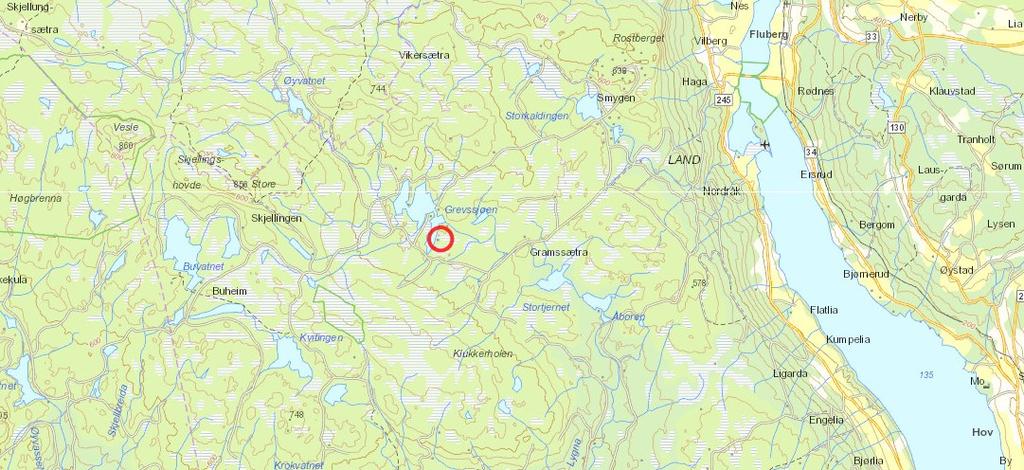 Registrering av biologisk mangfold i Grevsjølia i Søndre-Land kommune.