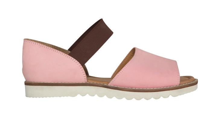 Espadrillos i semsket skinn (kr 650,