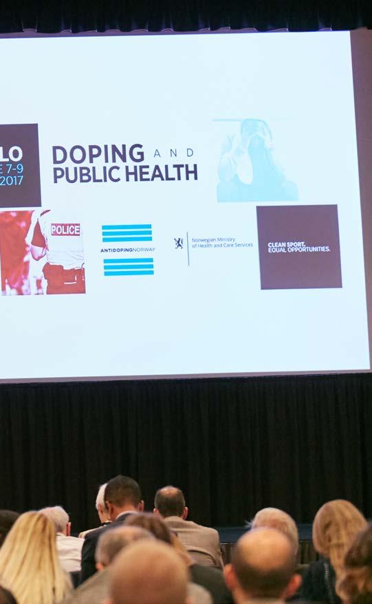Med over 350 foredrag og en internasjonal konferanse med 230 deltakere, markerte vi oss i 2017 som et foregangsland i arbeidet med doping som samfunnsproblem.