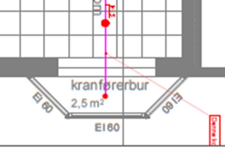 brannmotstand EI 120 Manglende