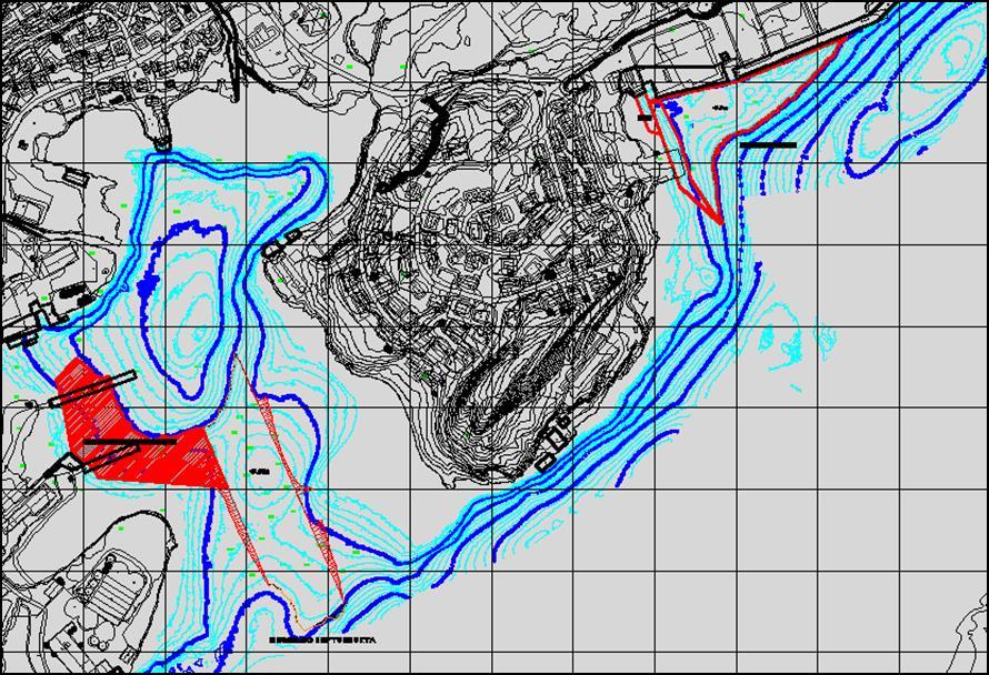 4 KYSTVERKETS PLANER 4.3 UTDYPINGSARBEIDER Følgende er hentet fra Kystverket forprosjekt: «Forprosjektet omhandler utdypingsarbeider på tre lokaliteter i havna i Båtsfjord.