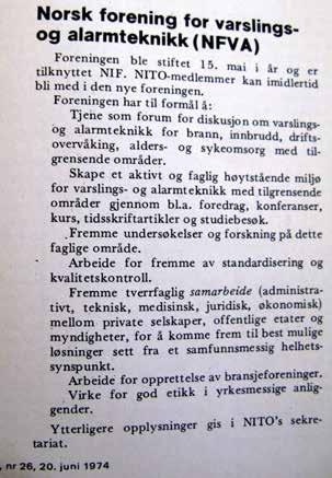 Norsk Sikkerhetsforening gjennom 40 år 1975-2015 ring.