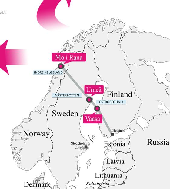 MULIGHET FOR INTERNASJONAL MERKEVAREBYGGING OG ATTRAKTIVITET THE NORDIC DATA CENTER BELT Datasenteraktivitet langs