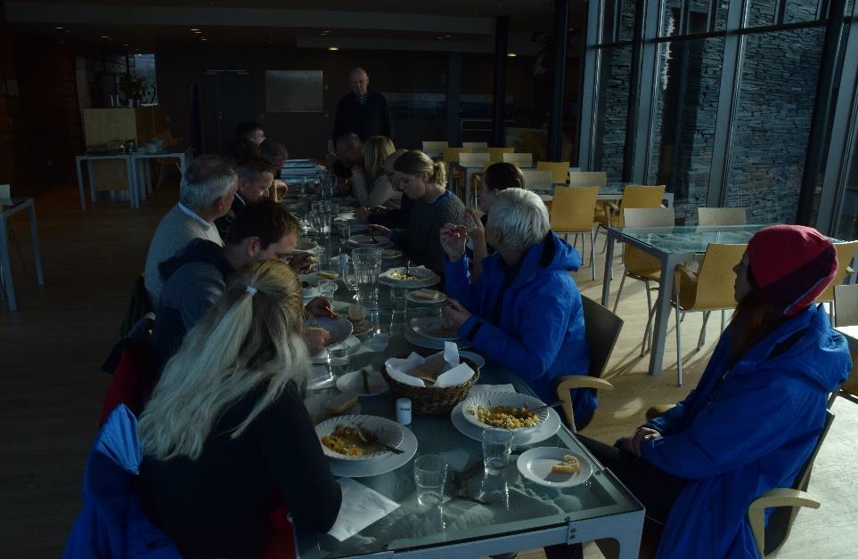 18. oktober Hyggelig besøk av reiselivsaktører fra Ryfylke, Lysefjorden, Prekestolen mfl.