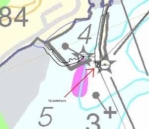 11/09 491 520. * Møre og Romsdal. Runde Ø. Runde molo lykt delvis omskjermet. Justert posisjon. Lykten i ny justert posisjon lyser nå slik: 62 23.80' N, 05 39.77' E (1) G 224.5-336.0 (2) G 336.0-224.