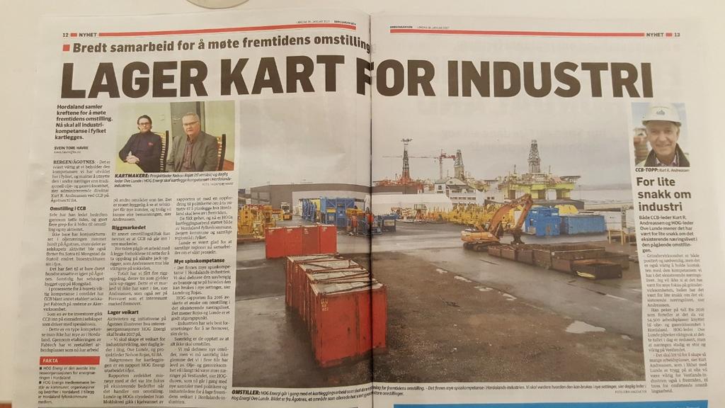 «Regionalt veikartet for industriutvikling». Eit forslag til ein ny og framtidsrettet strategi for industriutvikling i Hordaland.