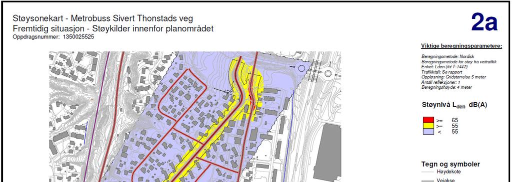 14 (19) 5.2 Fremtidig situasjon For fremtidig situasjon er det beregnet trafikksituasjon for år 2019 når MetroBuss er etablert og det er gjort endringer på veg, og fremtidige trafikktall for jernbane.