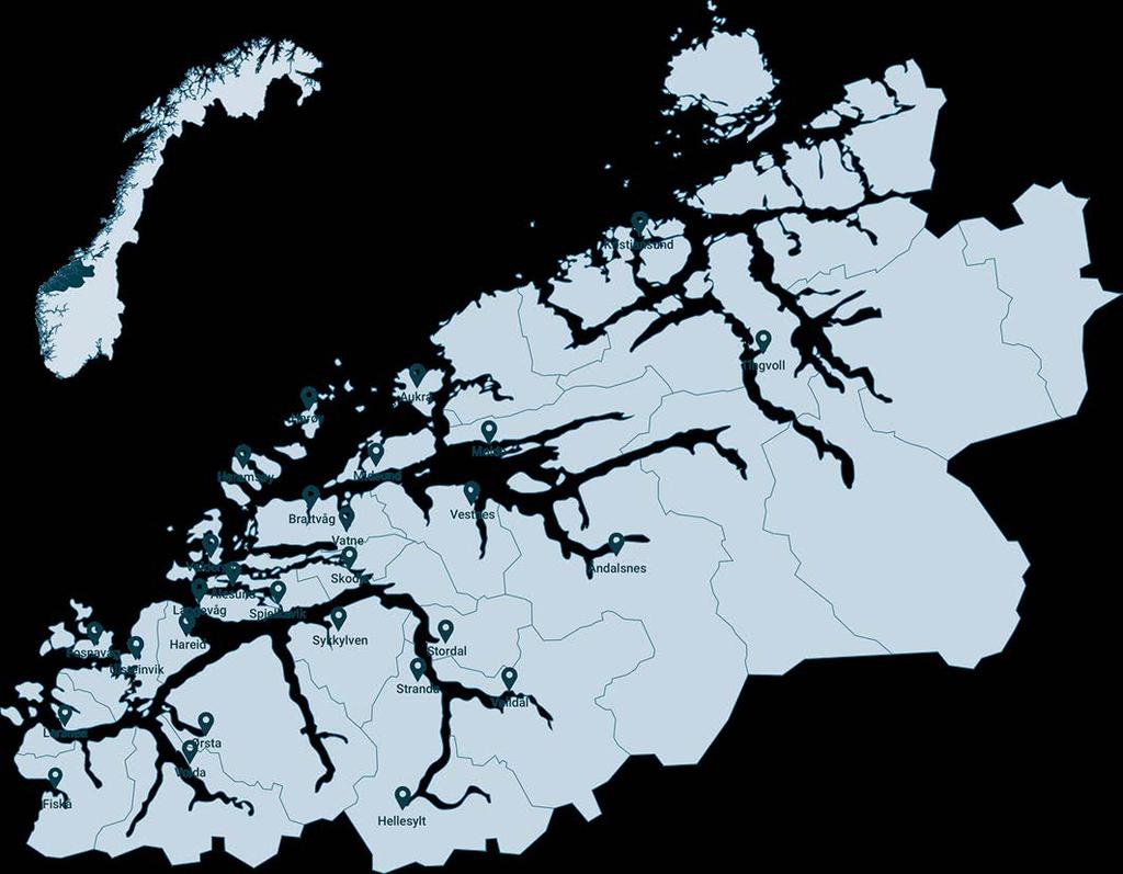 Det største finanshuset mellom Bergen og Trondheim Sterk lokal tilstedeværelse 28