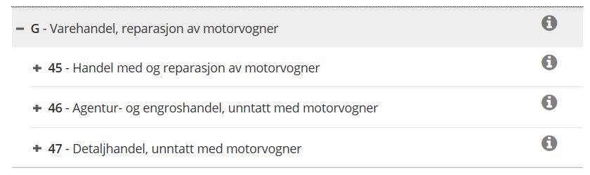 1.2 Definisjoner Detaljhandel omfatter butikkhandel, bil- og båtforhandlere, torg- og distansehandel, og er derved et samlebegrep for all varehandel direkte til sluttbruker av varen uansett om varen