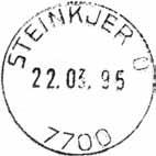 Stempel nr. 39 Type: I24N Utsendt N Innsendt Registrert brukt 19.04.94 FH Stempel nr. 40 Type: I24N Utsendt O Innsendt Registrert brukt 22.03.95 FH Stempel nr.