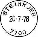 33 Type: I25N Utsendt 1978 2 like stempler Innsendt Registrert brukt 13.02.79 TK Stempel nr. 34 Type: I24N Utsendt B Innsendt Registrert brukt fra 11.03.99 TK til 21.06.99 TBK Stempel nr.