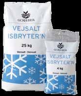 110055 7 350067 110079 ISBRYTER N STEINSALT Isbryter n er et hurtigvirkende strøsalt som fjerner snø og