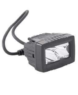 Arbeidslys - LED ALO-L-2-P7T Kompakt arbeidslys med smalt lysbilde 397 Lite kompakt arbeidslys med smalt lysbilde på 20W og 2200LM. Dim(Bx- HxD): 72,4mm x 56,27mm x 55,39mm. Spenning: 9-36V DC.