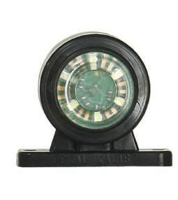 Markeringslys - LED L002 Orange sidemarkeringslys med kontakt 20 Orange sidemarkeringslys med brakett og 2pin Aspøck kontakt.