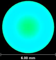 kontaktlinse med en asfærisk overflate som er rotasjonssymmetrisk. Den asfæriske overflaten korrigerer den sfæriske aberrasjonen.