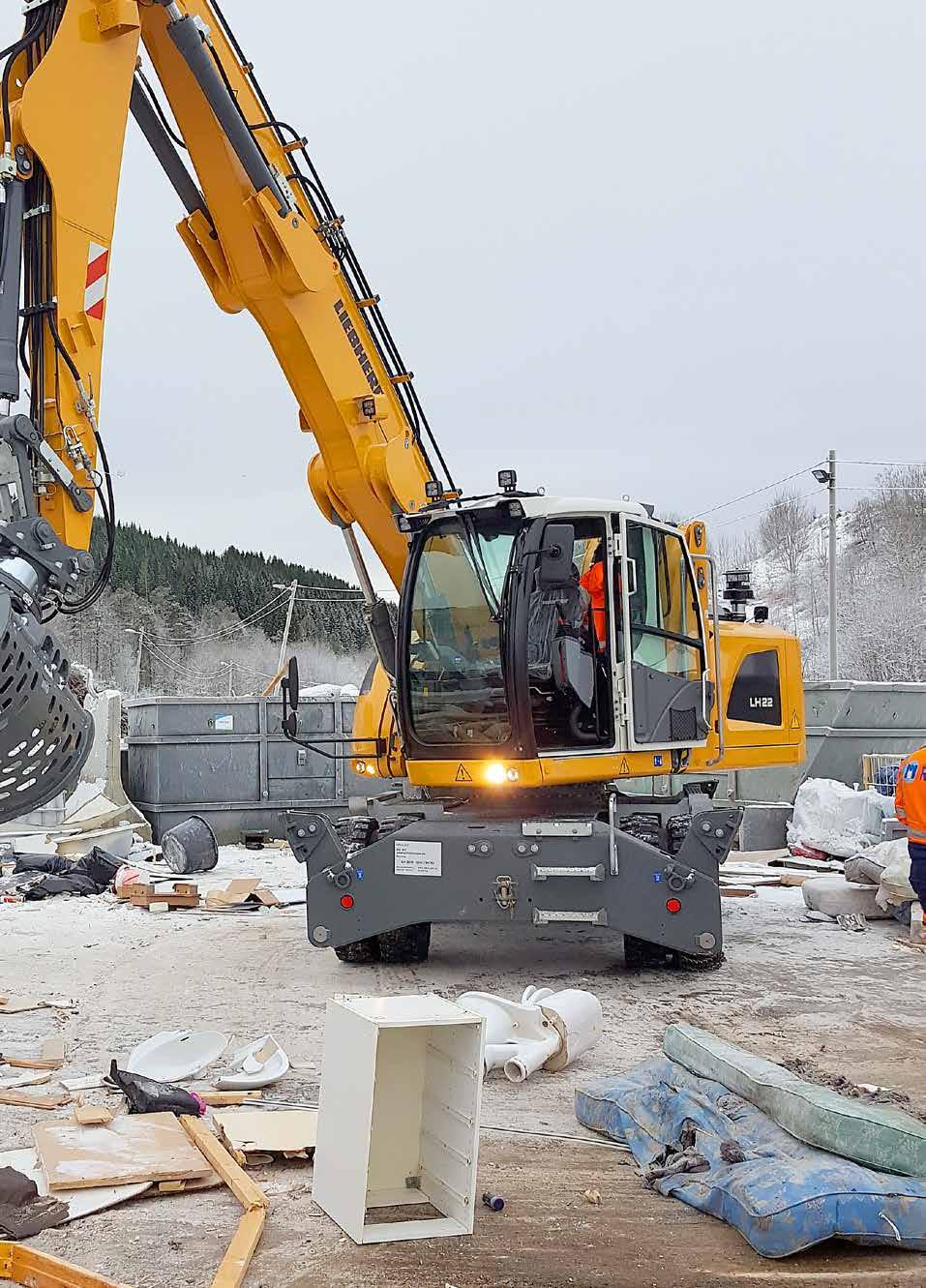 For å utnytte ressursene best mulig blir en del avfall sortert på anlegget i Årødalen.