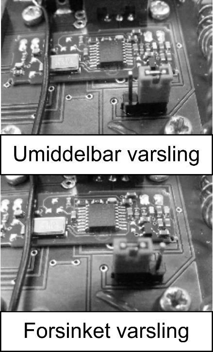 3.6 P163BAx, senge/stol tilstedeværelse: umiddelbar eller forsinket varsling Skru ut de 4 skruene og åpne boksen.