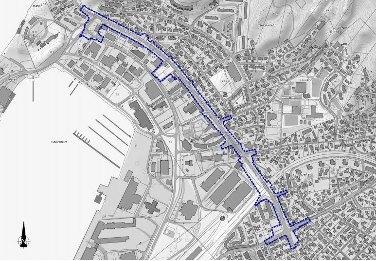 2.2 Fremtidige prosjekter omkring planområdet 2.2.1 Utbedring av Nordstrandveien Sentralt i vurderingene i denne analysen vil være å se arbeidet i planområdet i sammenheng med utbedringene som planlegges i Nordstrandveien, sørvest for planområdet.