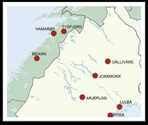 24 Tre språklige hovedområder: nordsamisk, lulesamisk og sørsamisk Det samiske samfunnet kan deles inn på ulike måter: språklig, næringsmessig, geografisk og kulturelt, som for eksempel østsamer,