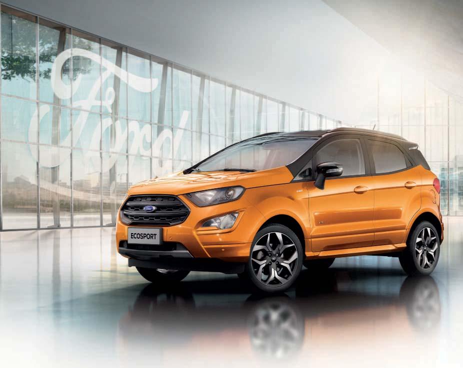 ....................... 18 Adaptive Bi-Xenon frontlys..................... 20 Høy sittestilling............................... 22 EcoSport ST-Line.............................. 24 Ford EcoBoost.