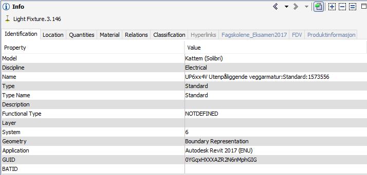 Eksamen 017 John Ola Bakken BIM-Ia Igjen hadde man kun med fire raske tastetrykk redusert informasjonen i modellen.