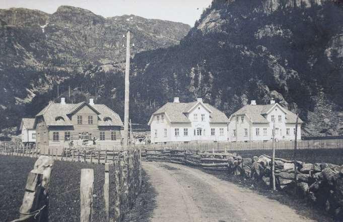 frå kraftutbygginga, og ikkje langt unna, restar av tunge installasjonar etter okkupasjonsmakta. Kraftutbyggingas kulturminne og krigsminna blir omtala på annan stad i dette dokumentet.