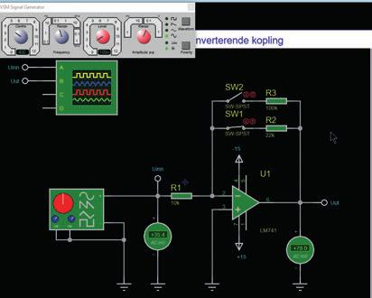 OPERSJONSFORSTERKEREN 8 Sgnalgeneratoren er satt tl 00 mv t-b og 00 Hz.