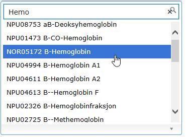 14.0 Strukturert søk i journal Strukturert søk søker også i pasientjournalen, men mot koder som er brukt i mappene for diagnose, cave, testkoder fra labark, medisiner og tiltaksbeskrivelse.