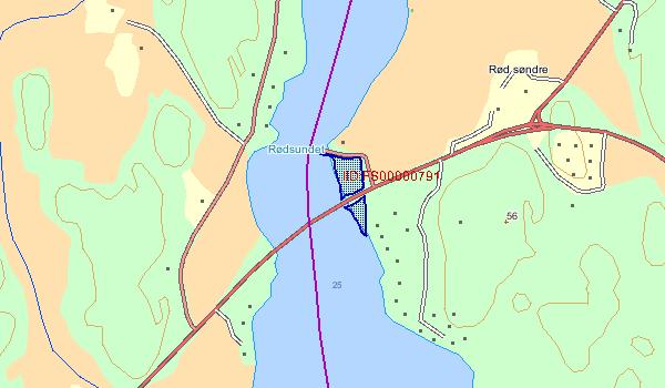 Forvaltningsplan Rødsund bro Fint om det markes for eksisterende og planlagte tiltak i kartet. 1. Områdebeskrivelse/status Gnr/ FS-nummer Bnr naturbase.